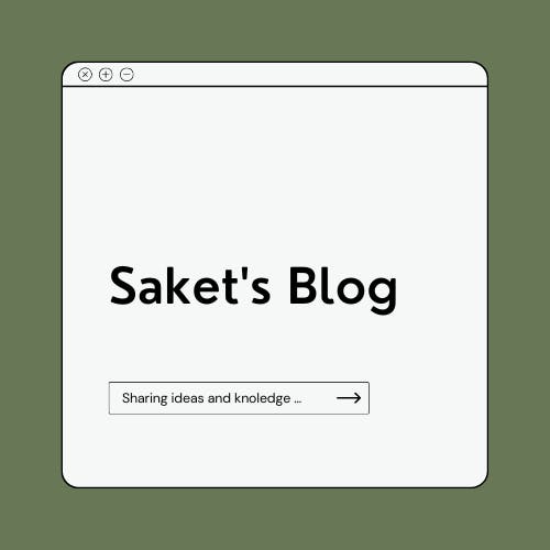 Saket's Blog