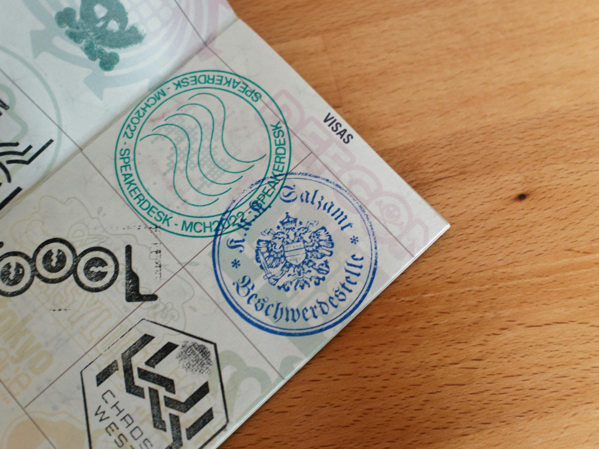 Salzamt stamp in Hackerspace Passport