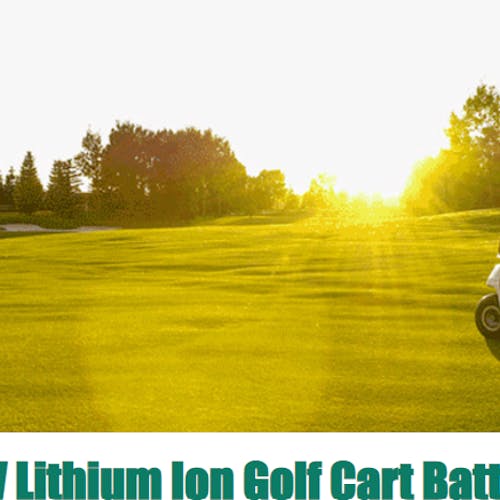 24 Volt Lithium Ion Golf Cart Battery's photo