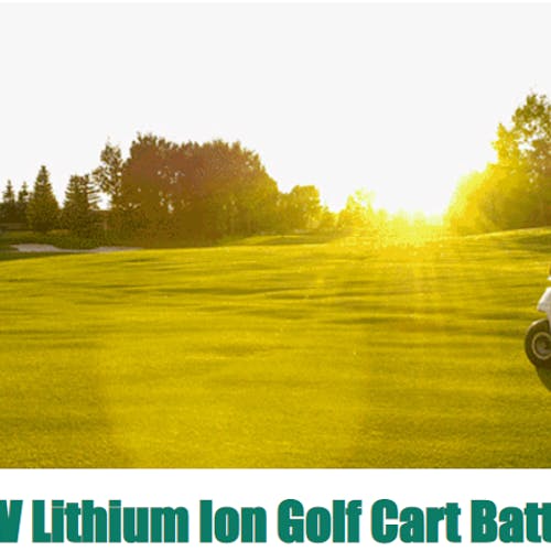 36 Volt Lithium Ion Golf Cart Battery's photo