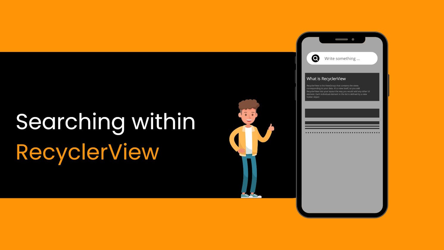Learn Searching within RecyclerView in 2 mins