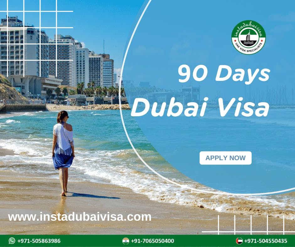 90 days visit visa cost in dubai