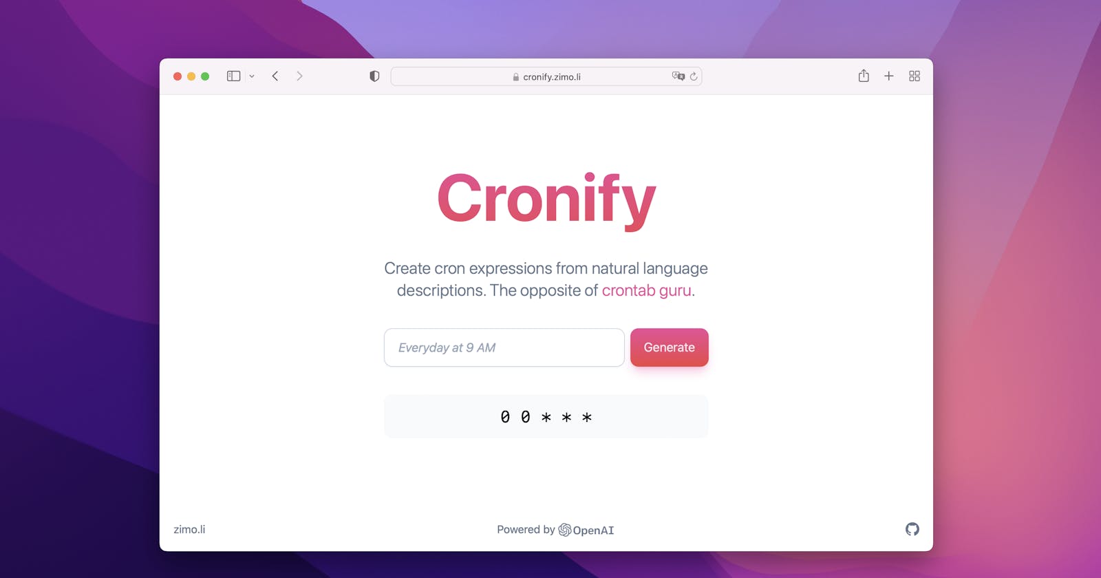 Introducing Cronify