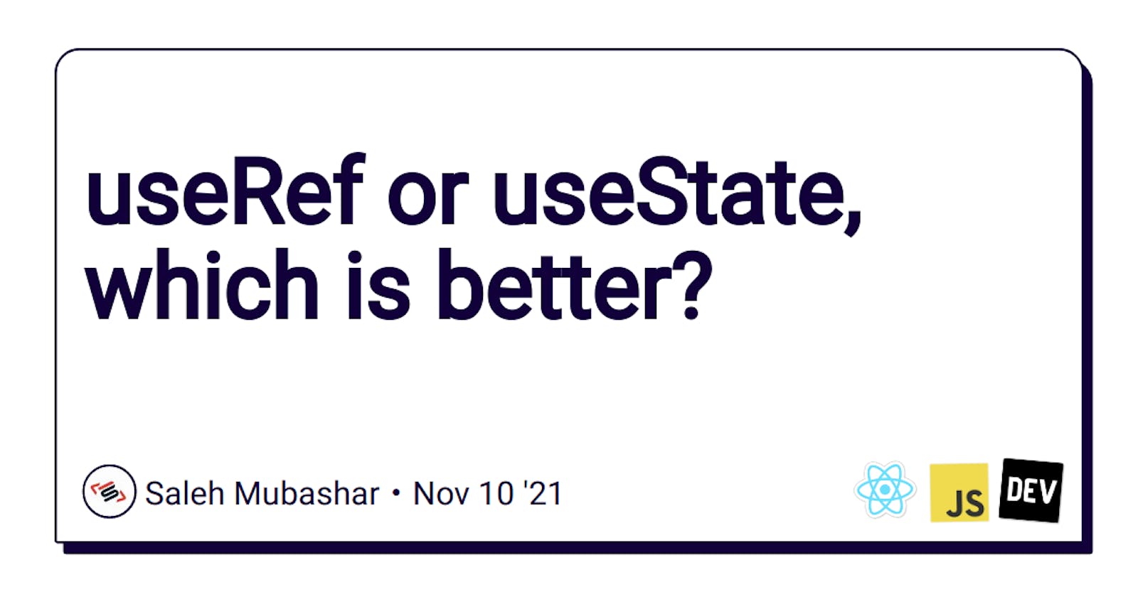 useRef or useState, which is better?