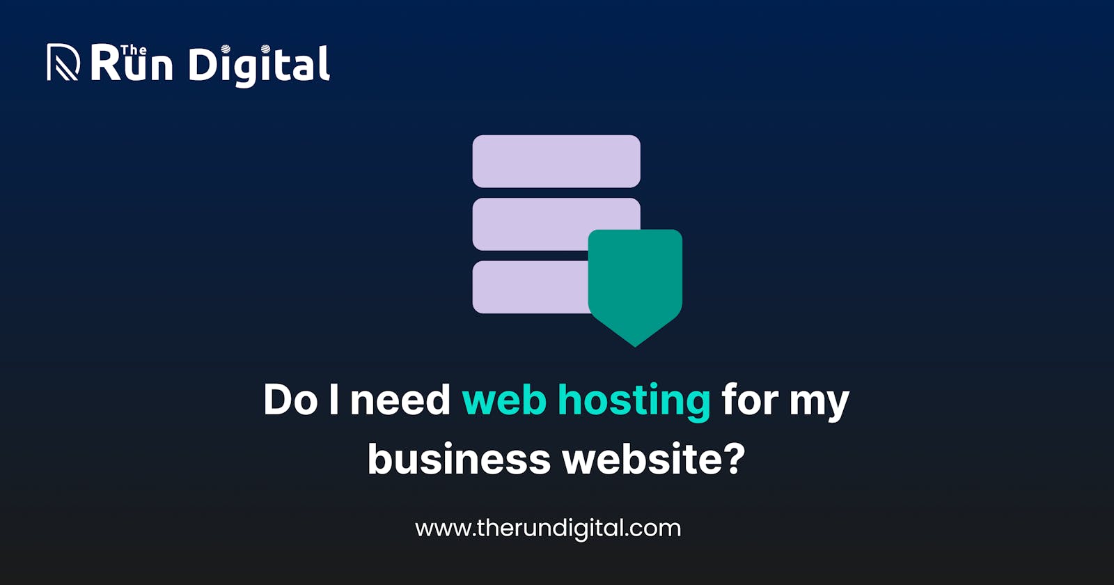 Non technical: Do I need a web hosting for my website?