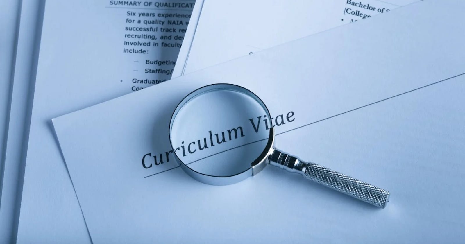 What is a CV (Curriculum Vitae)?