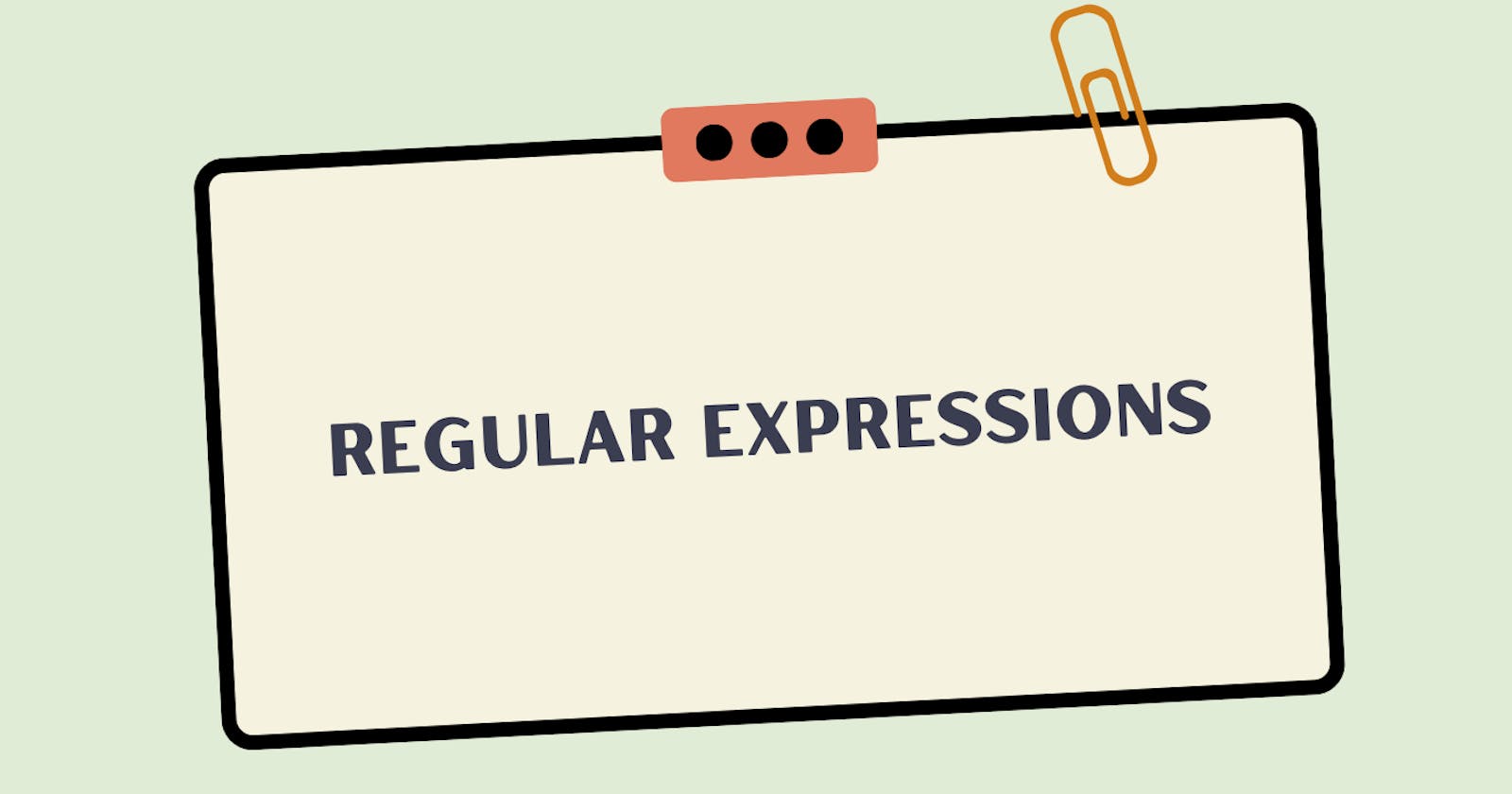 Regular Expressions (Start matching patterns)