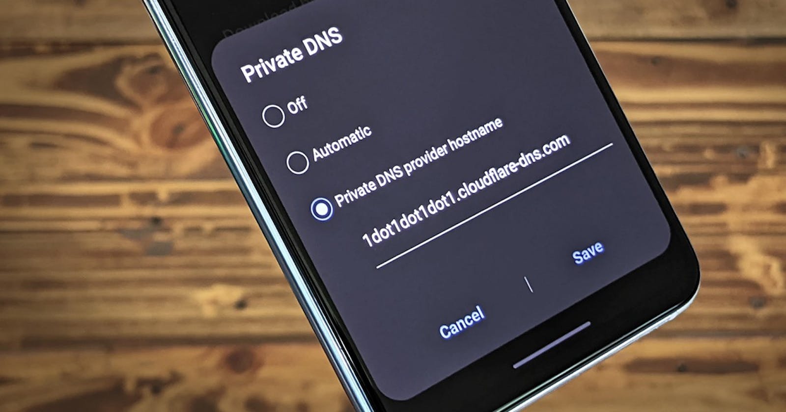 Private DNS for Android