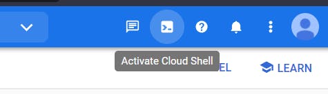 open google cloud shell