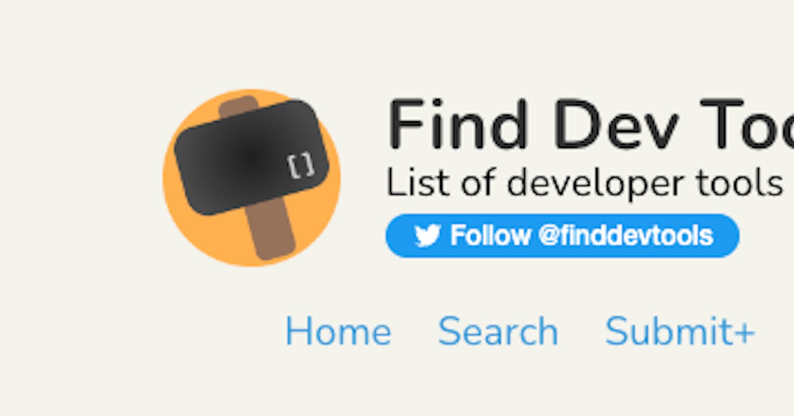 Find List Of Developer Tools With FindDevTools