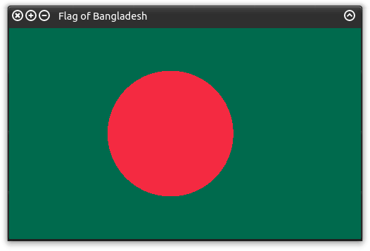 BD Flag OpenGL