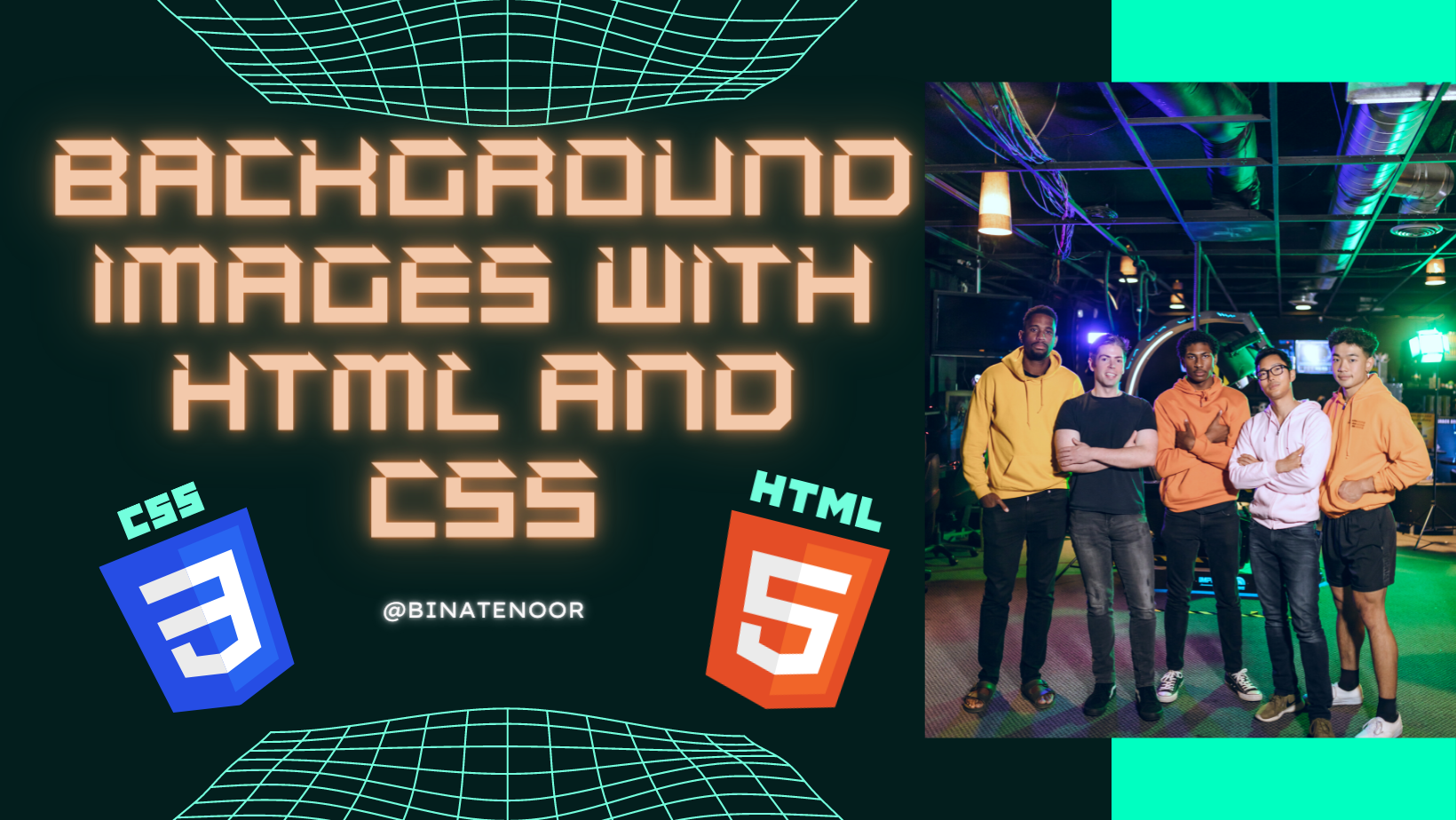 Use Images as Background with HTML & CSS