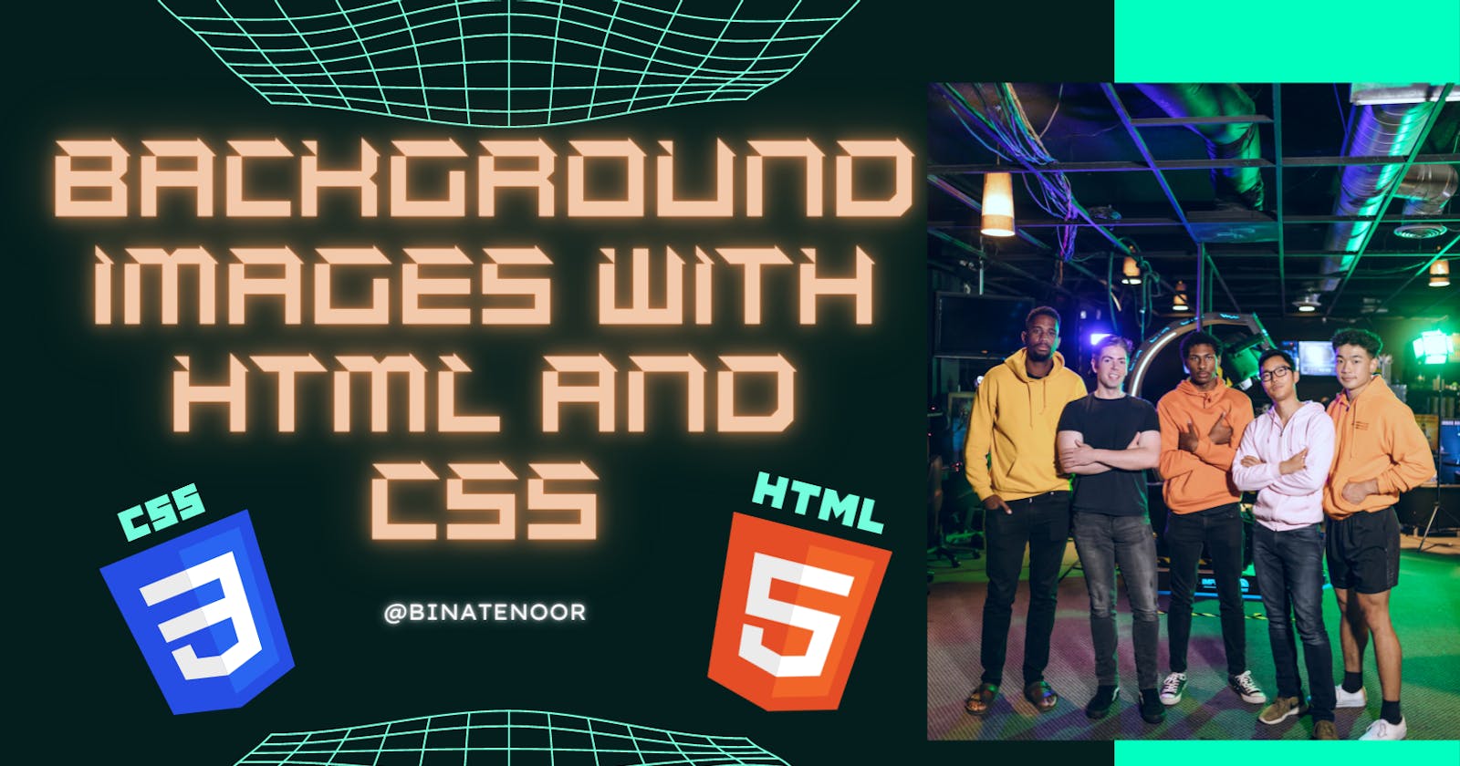 Use Images as Background with HTML & CSS
