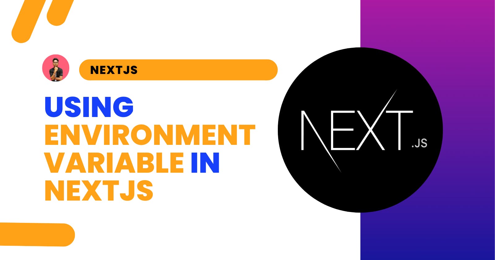 How to use Environment Variable (.env) in NextJS?