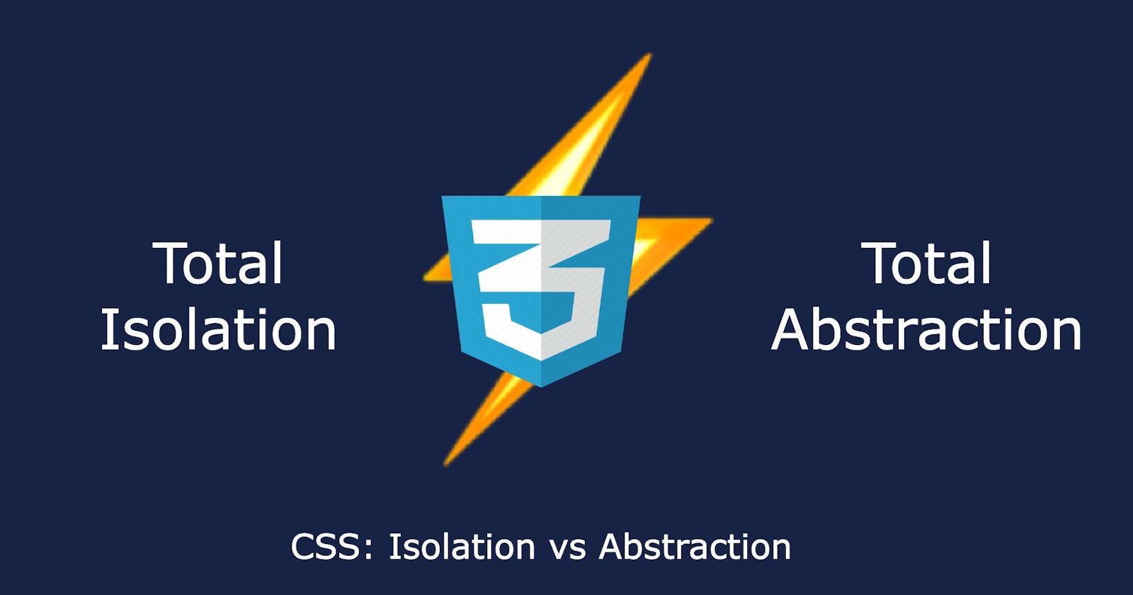 CSS: Isolation vs Abstraction