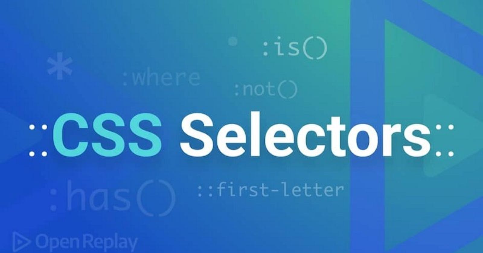 Modern CSS selectors :is(), :where(), and :has()