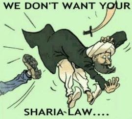 No To Sharia Laws