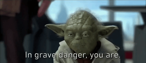 Perigo, diz o Yoda