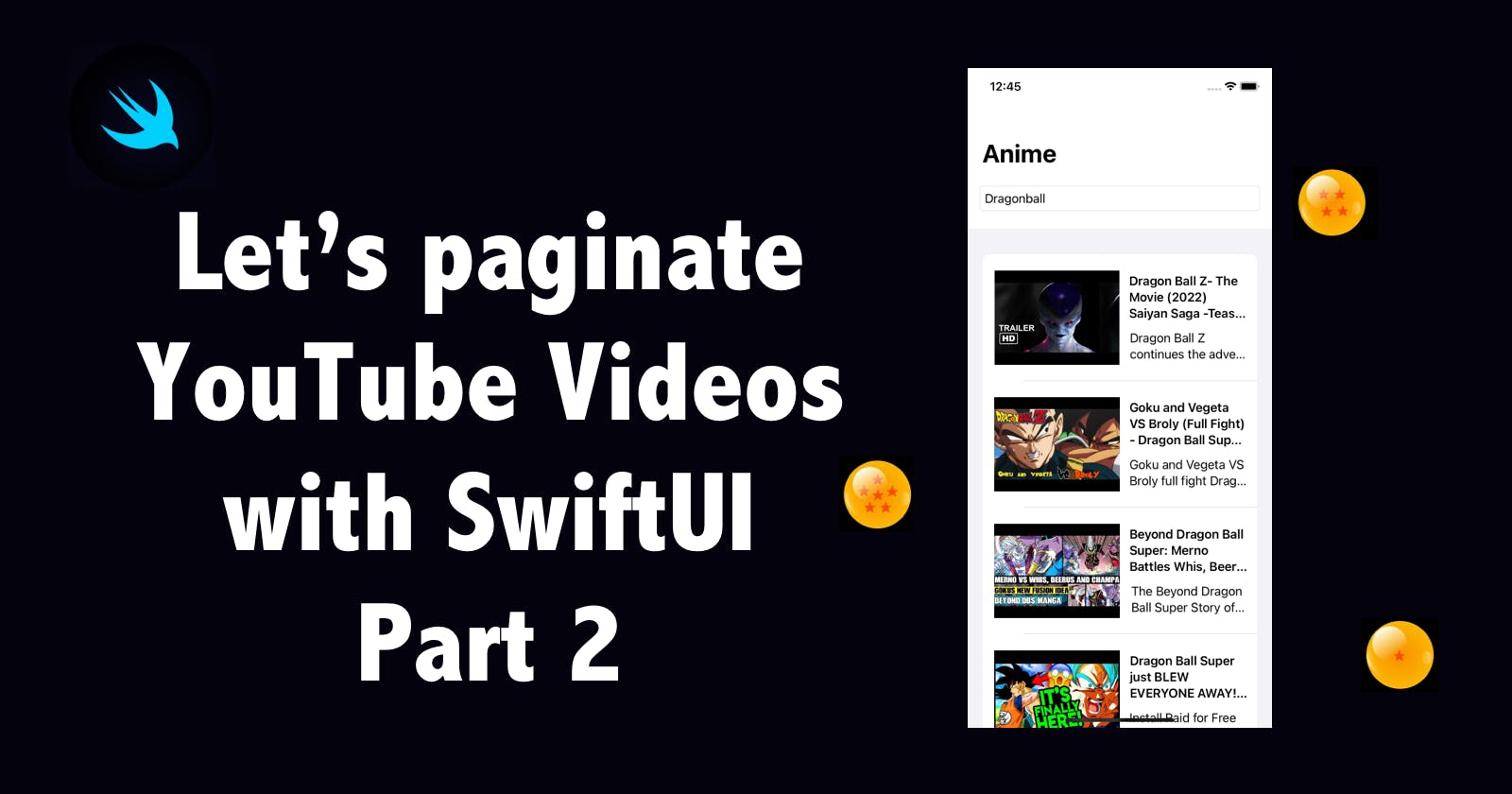 How to paginate YouTube Videos with SwiftUI (Part2)