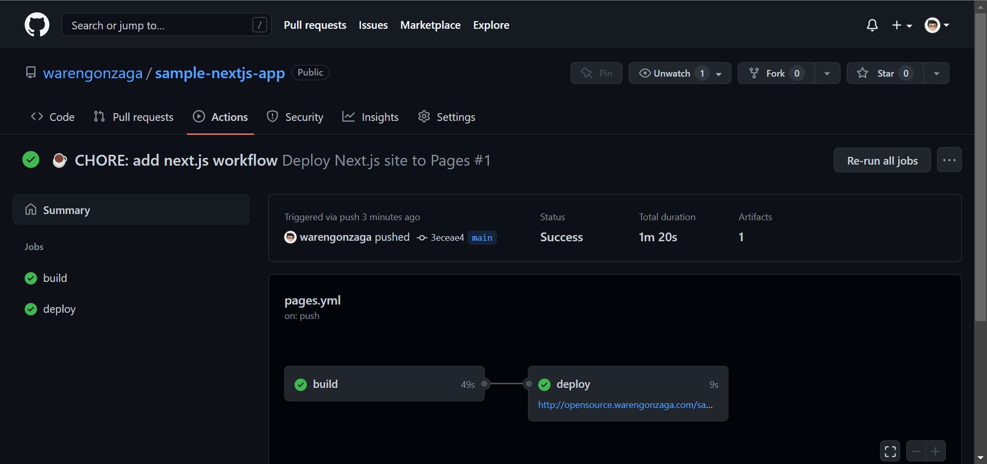 Deploy Next js App To GitHub Pages With New GitHub Actions