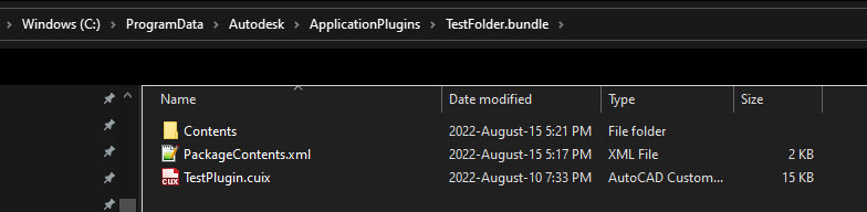 Bundle & Distribute AutoCAD API plugin