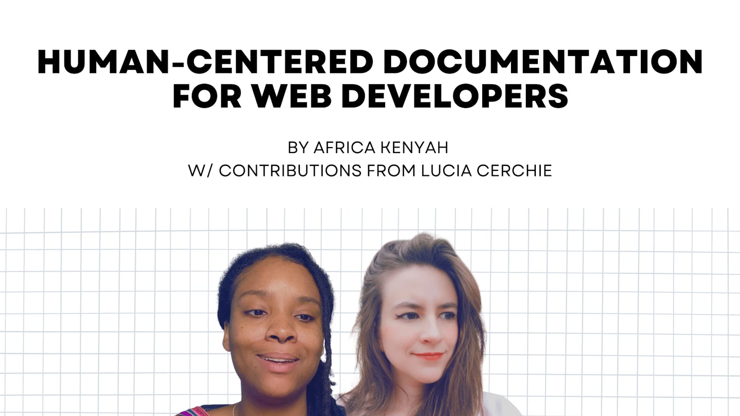 Human-Centered Documentation for Web Developers