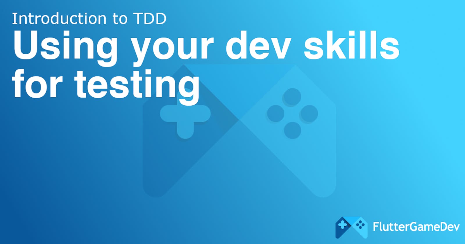 Using your dev skills for testing