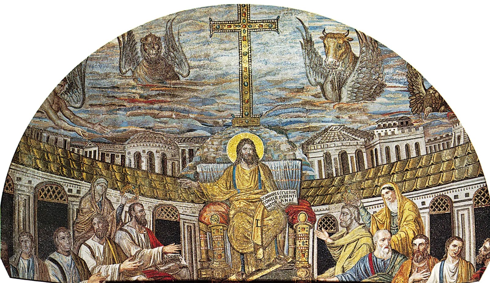 Christ-Ruler-Apostles-Evangelists-figures-Santa-Pudenziana-417-ce.webp