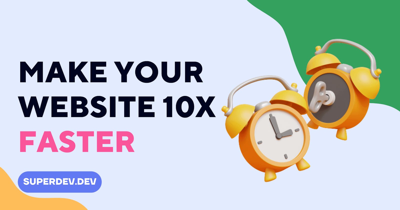 5 ways to make your website 10x faster