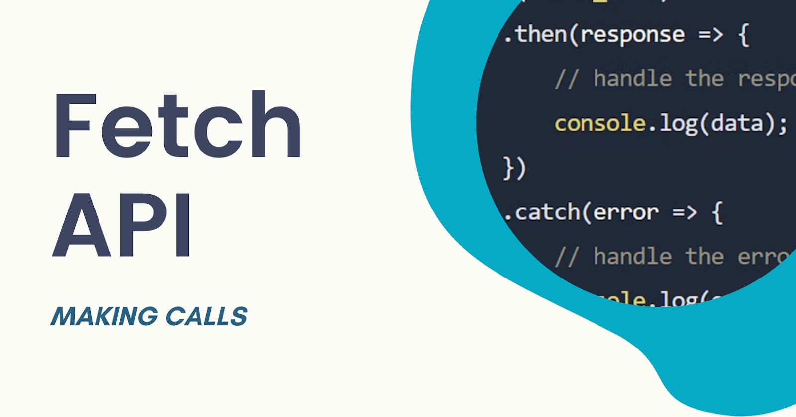 How to call an API with fetch()