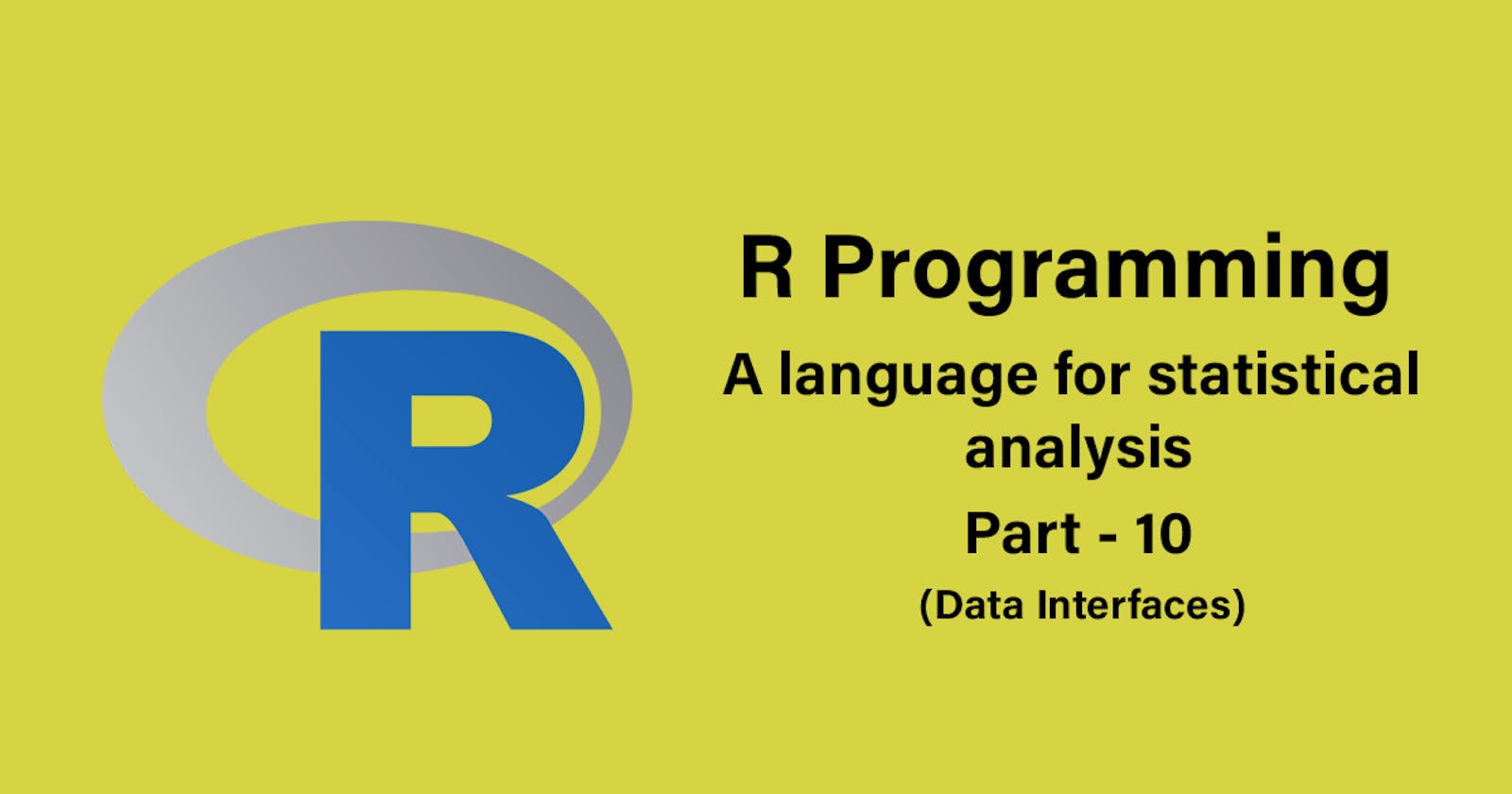 R programming - Data interfaces