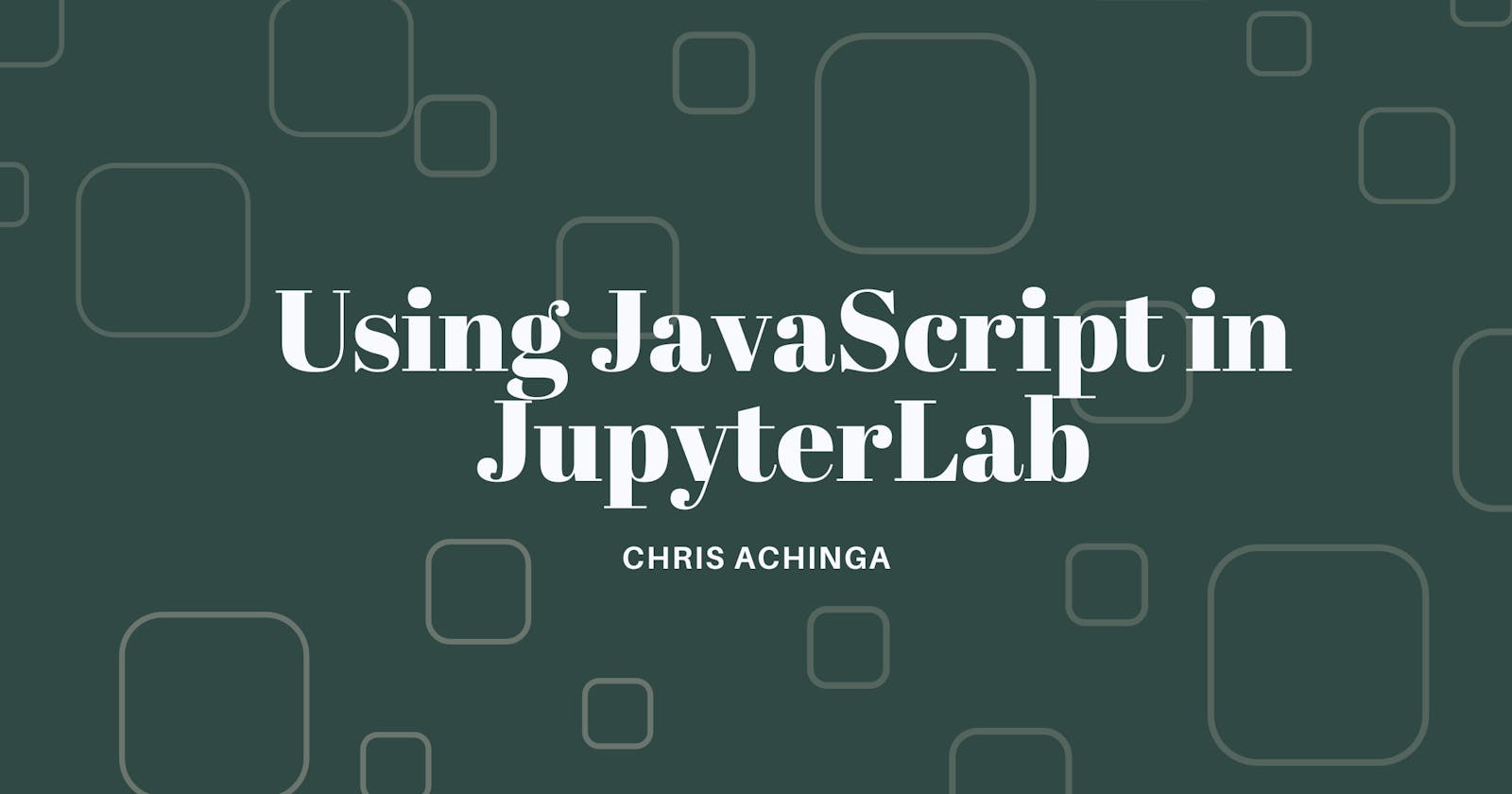 Using JavaScript in JupyterLab