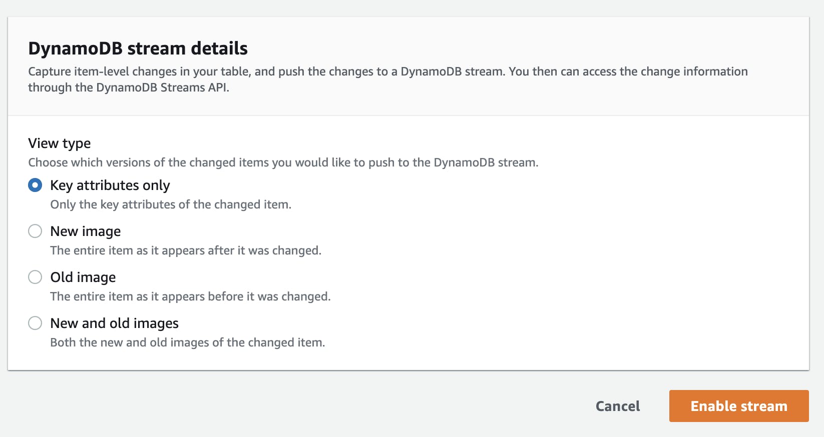 AWS DynamoDB Streams Details