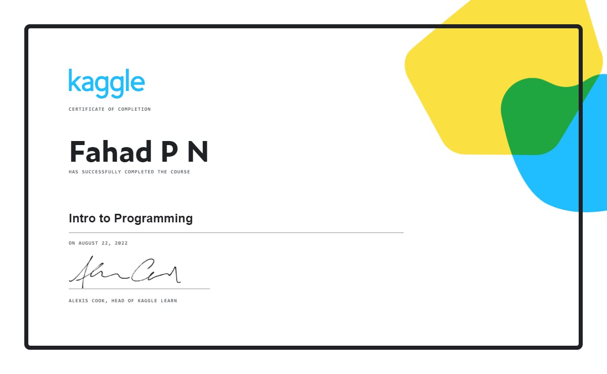Fahad P N - Intro to Programming.png