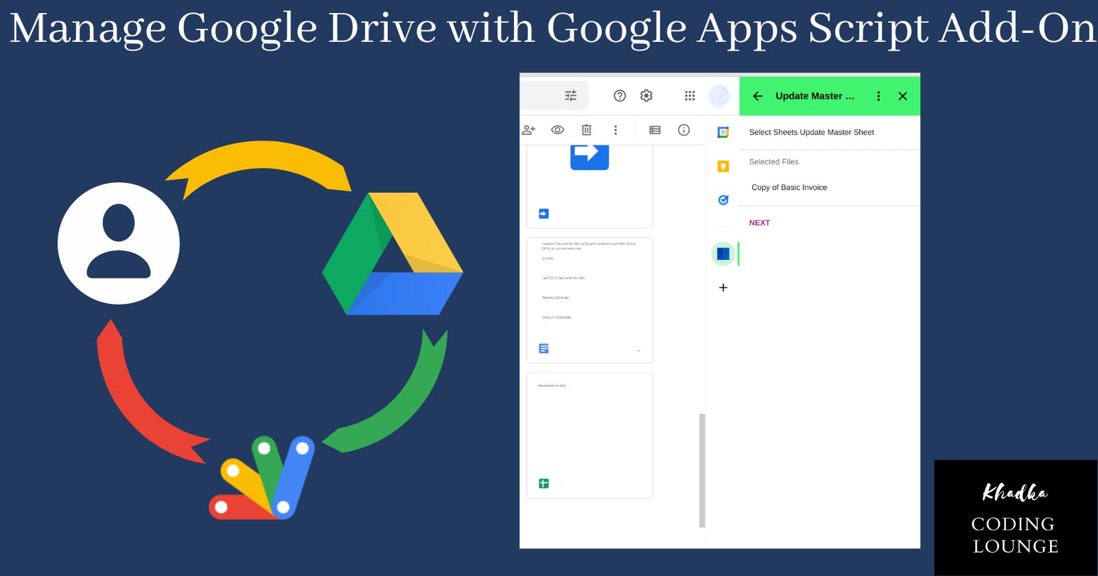 Managing Google Drive with Google Apps Script
