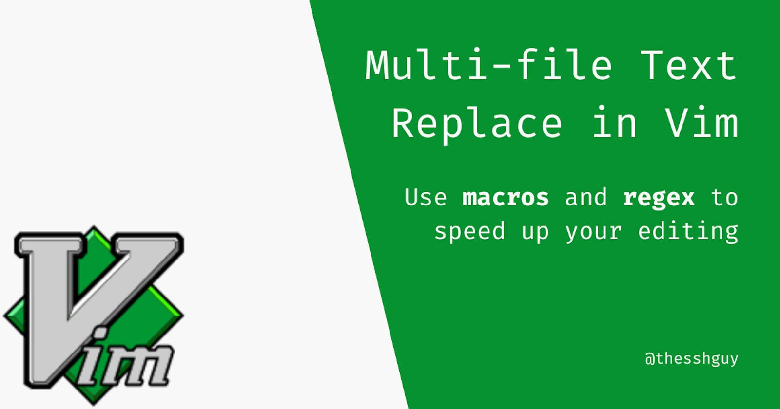 How to Use Vim to Replace Text in Multiple Files