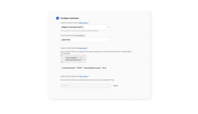 Firebase configure extension — image by author