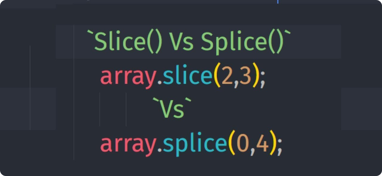 Javascript Array Splice And Slice Method Explanation With Examples – WWER