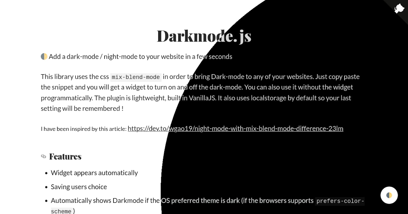 How to Add Dark mode toggle to your website