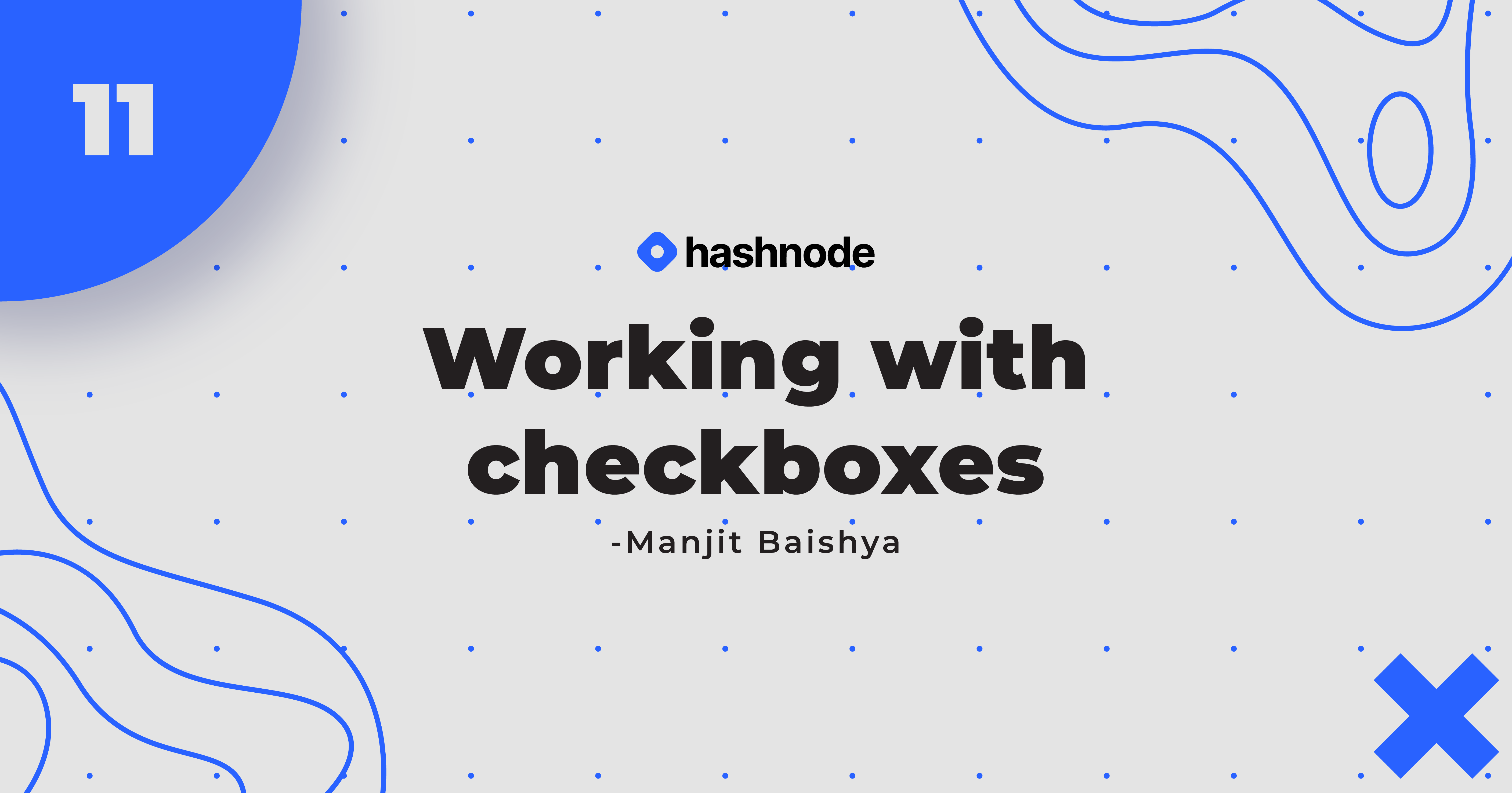 #checkbox on Hashnode