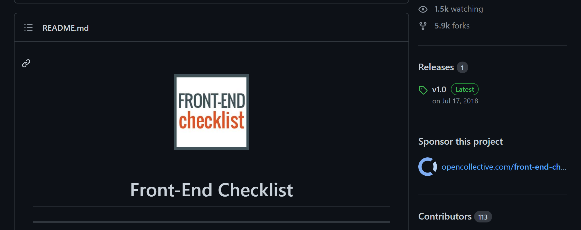Front-End-Checklist