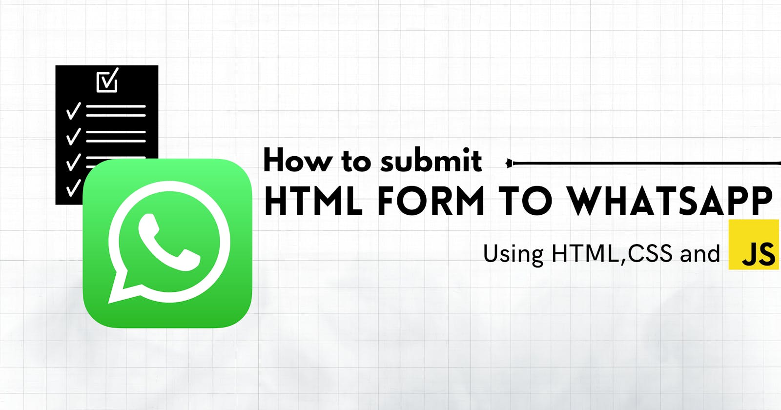 How to submit HTML Form to Whats App using JavaScript