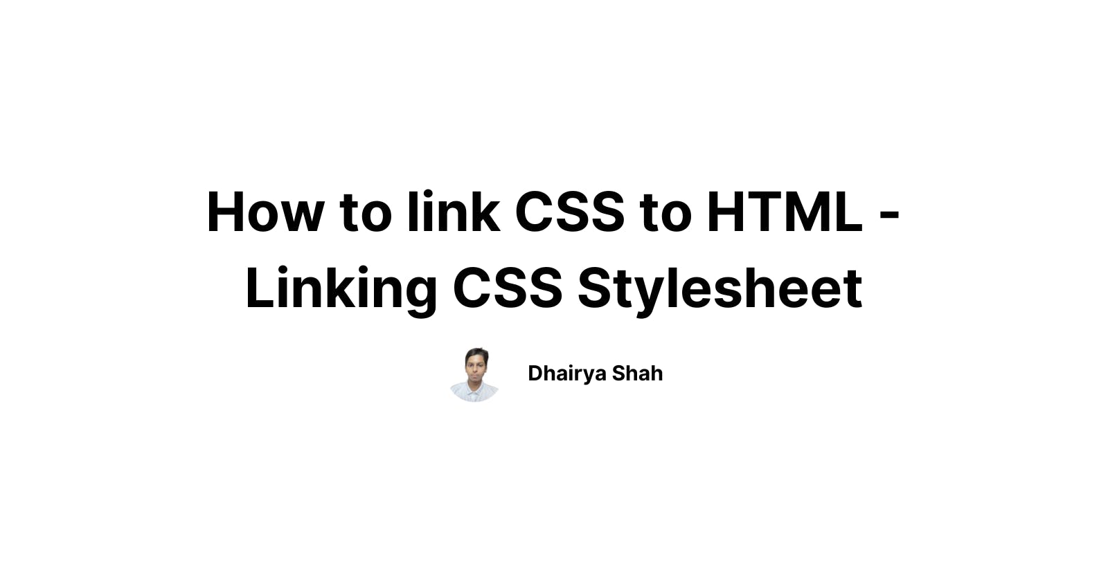 How to link CSS to HTML - Linking CSS Stylesheet