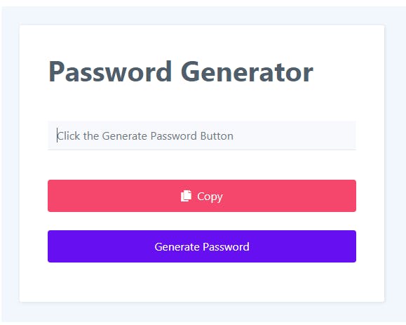 Password Generator