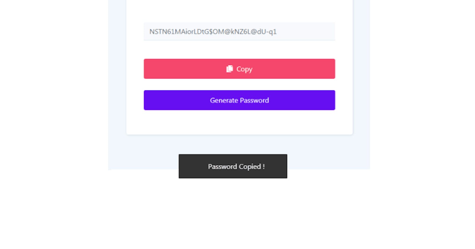 Password Generator With Bootstrap 5 And Javascript.