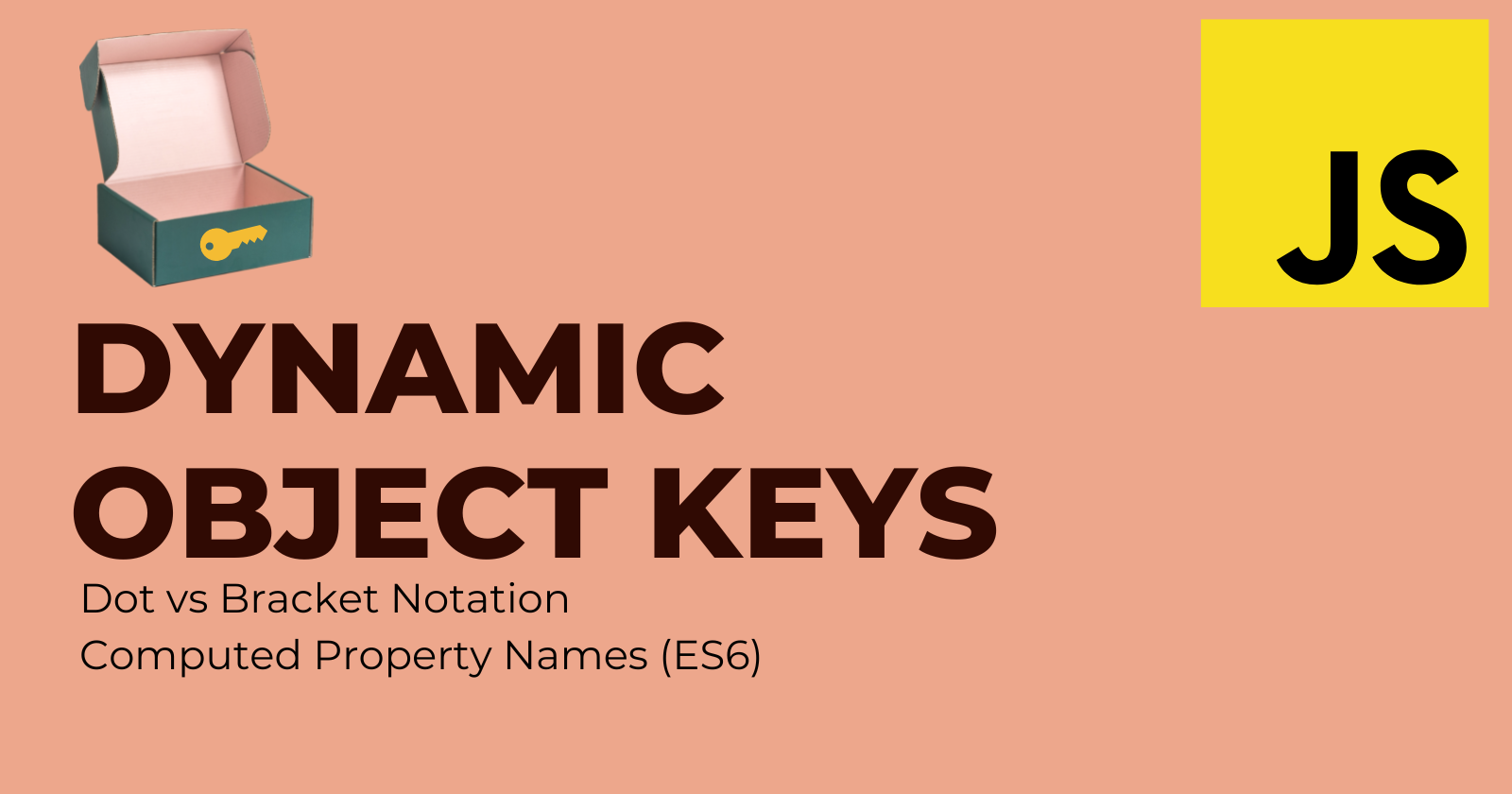 Dynamic Object Keys in JavaScript
