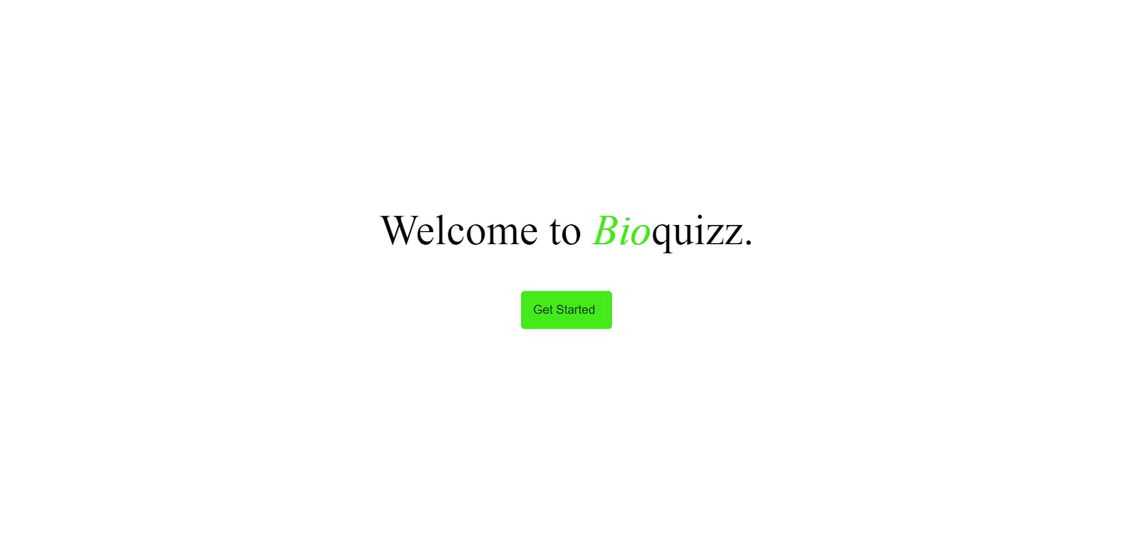 Bioquizz- my latest website