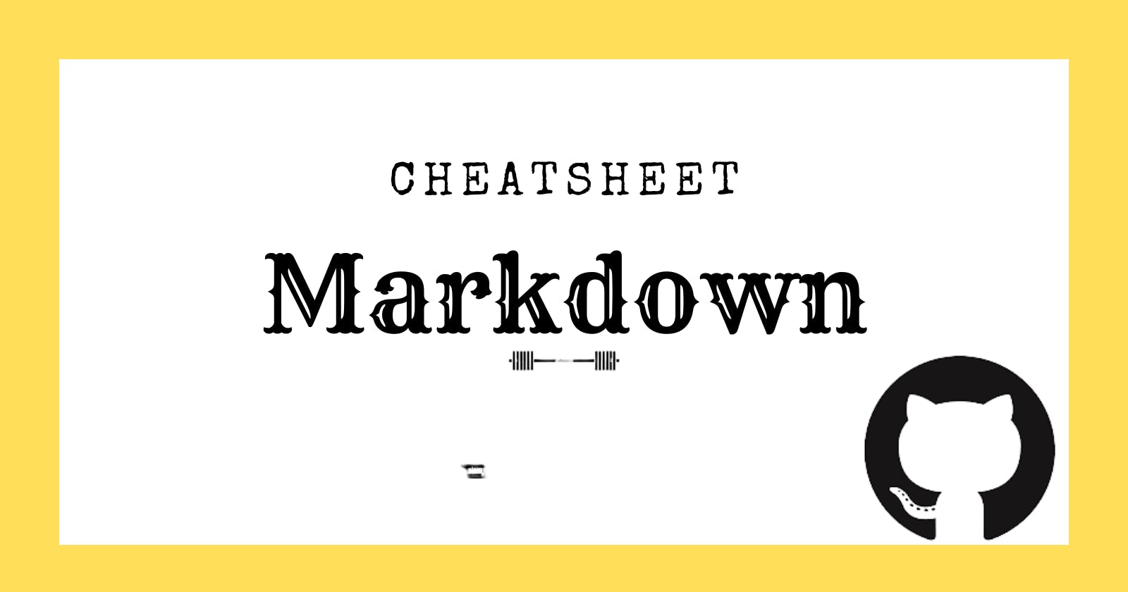 Cheatsheet for Markdown