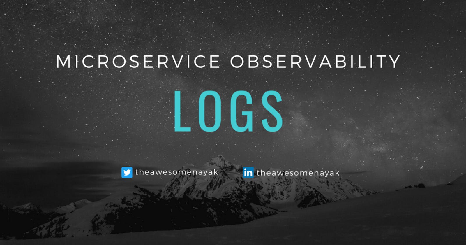 Microservice Observability - Logging