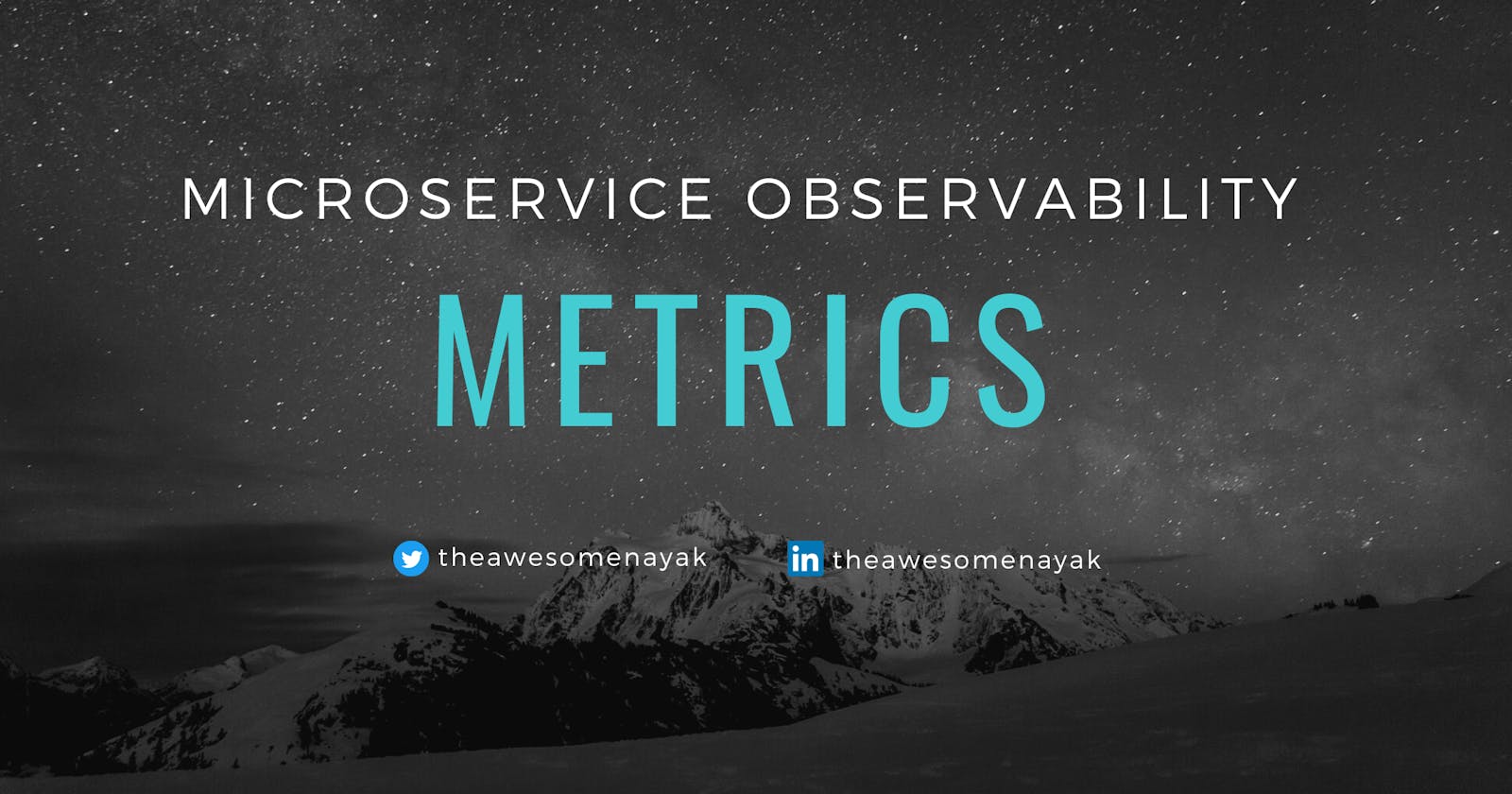 Microservice Observability - Monitoring